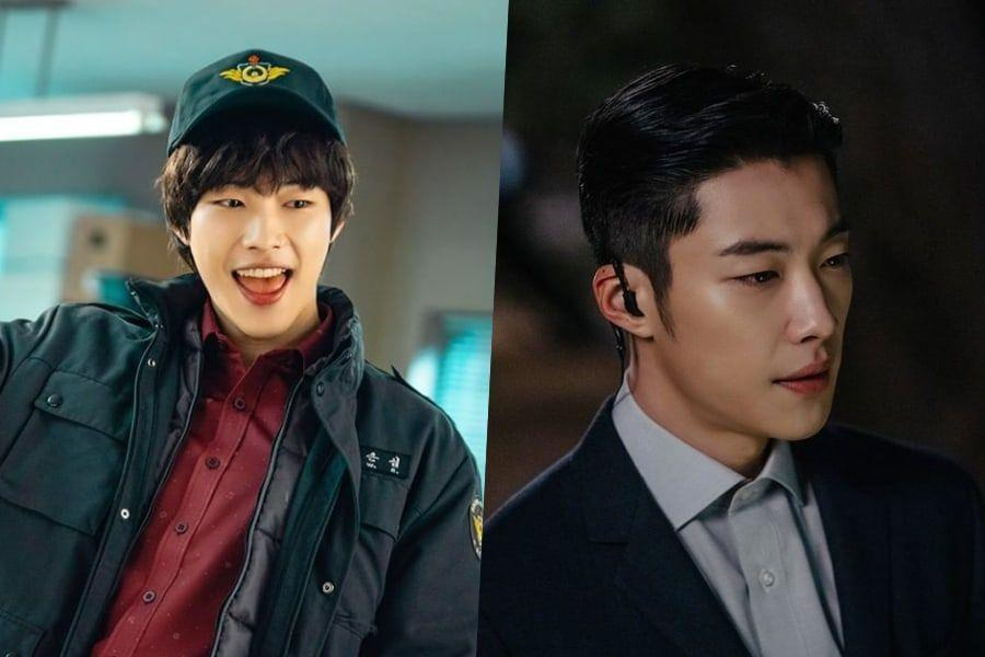 Foto do ator Woo Do Hwan em seus dois personagens em O Rei Eterno